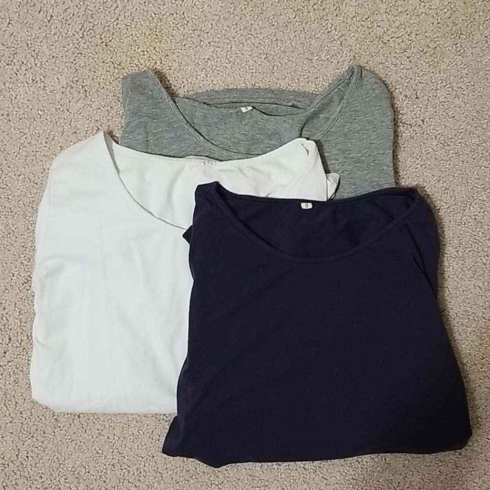 Bundle of 3 Long Sleeve Maternity Tops